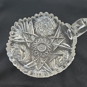 Elegant Crystal Glass Ashtray